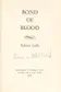 Book cover of Bond of Blood