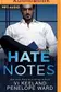 Book cover of Hate notes