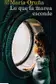Book cover of Lo que la marea esconde