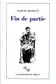 Book cover of Fin de partie ; Acte sans paroles