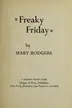 Book cover of Freaky Friday