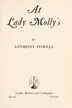 Book cover of At Lady Molly's