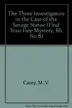 Book cover of The Sase of the Savage Statue