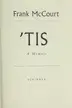 Book cover of 'Tis : a memoir