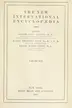 Book cover of The new international encyclopaedia