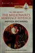 Book cover of The Millionaire's Marriage Revenge