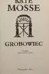 Book cover of Grobowiec
