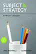 Book cover of Subject & strategy -- fourteenth edition