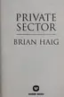 Book cover of Private sector