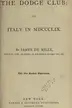 Book cover of The Dodge club