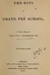 Book cover of The boys of Grand Pré School