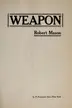 Book cover of Weapon