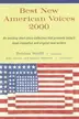 Book cover of Best new American voices 2000