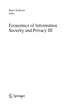 Book cover of Economics of Information Security and Privacy III