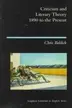 Book cover of Criticism and literary theory 1890 to the present