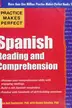 Book cover of Spanish reading and comprehension