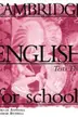 Book cover of Cambridge English for Schools Tests 3