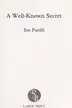 Book cover of A well-known secret