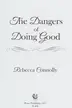 Book cover of The dangers of doing good