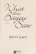 Book cover of What the bayou saw