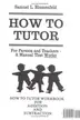 Book cover of How To Tutor Addition, Subtraction Arithmetic Workbook