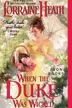 Book cover of When the Duke Was Wicked