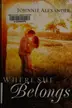 Book cover of Where she belongs