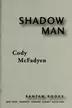 Book cover of Shadow man
