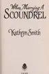 Book cover of When marrying a scoundrel