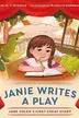 Book cover of Janie writes a play
