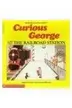 Book cover of Curious George at the Railroad Station
