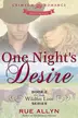 Book cover of One Night's Desire