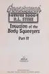 Book cover of Invasion of the Body Squeezers Part 2