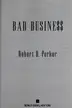 Book cover of Bad Business