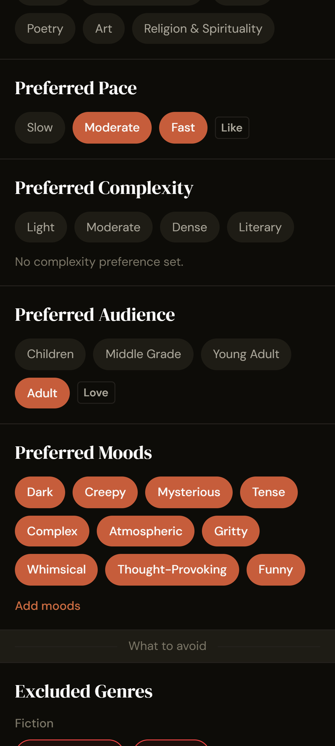 Genre is only the beginning.